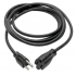 Tripp Lite by Eaton Cable de Poder NEMA 5-15P - NEMA 5-15R, 4.57 Metros, Negro  2