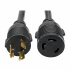 Tripp Lite by Eaton Cable de Poder NEMA L6-30P Macho - NEMA L6-30P Hembra, 4.2 Metros, Negro  1