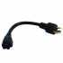 Tripp Lite by Eaton Cable de Poder NEMA L6-20P Macho - NEMA 5-20R Hembra, 15cm, Negro  1