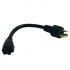 Tripp Lite by Eaton Cable de Poder NEMA L6-20P Macho - NEMA 5-20R Hembra, 15cm, Negro