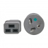 Tripp Lite by Eaton Cable de Poder NEMA 5-20P Macho - IEC C19 Hembra, 1.8 Metros, Gris - Imagen adicional 2