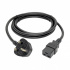 Tripp Lite by Eaton Cable de Poder C19 Macho - BS 1363 Hembra, 2.4 Metros, Negro - Imagen adicional 1