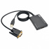 Tripp Lite by Eaton Adaptador VGA HD15 Macho / USB A Macho - HDMI Hembra, Negro  1