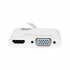 Tripp Lite by Eaton Adaptador Convertidor Todo en Uno Keyspan Mini DisplayPort 1.2 Macho - VGA/HDMI Hembra, Blanco - Imagen adicional 2