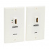 Tripp Lite by Eaton Juego Extensor de Placa de Pared HDMI sobre Cat5/Cat6 Doble  2