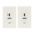 Tripp Lite by Eaton Juego Extensor de Placa de Pared HDMI sobre Cat5/Cat6 Doble  8