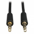 Tripp Lite by Eaton Cable 3.5mm Macho - 3.5mm Macho, 30cm, Negro