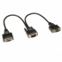 Tripp Lite by Eaton Cable Divisor en Y para Monitor VGA de Alta Resolución HD15 Macho - 2x HD15 Hembra, 30cm, Negro  1