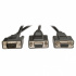 Tripp Lite by Eaton Cable Divisor en Y para Monitor VGA de Alta Resolución HD15 Macho - 2x HD15 Hembra, 30cm, Negro  2
