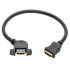 Tripp Lite by Eaton Cable P569-001-FF-APM HDMI Hembra - HDMI Hembra, 30cm, Negro