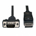 Tripp Lite by Eaton Cable DisplayPort 1.2 Macho - VGA Macho, 1080p, 1.83 Metros, Negro  1