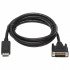 Tripp Lite by Eaton Cable DisplayPort Macho - DVI-D Macho, 3.05 Metros, Negro - Imagen adicional 1