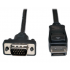 Tripp Lite by Eaton Cable DisplayPort 1.2 Macho - VGA Macho, 1080p, 3.05 Metros, Negro