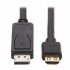 Tripp Lite by Eaton Cable DisplayPort 1.2a Macho - HDMI 2.0 Macho, 6 Metros, Negro