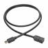 Tripp Lite by Eaton Extensión  P585-003 Mini DisplayPort Macho - Mini DisplayPort Hembra, 90cm, Negro - Imagen adicional 1
