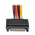 Tripp Lite by Eaton Cable de Poder SATA de 15 Pines Macho - 2x SATA de 15 Pines Hembra, 15cm, Negro/Rojo - Imagen adicional 2