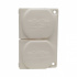 Tripp Lite by Eaton Tapa de Seguridad para Pared, 2 Puertos, Blanco - Imagen adicional 1