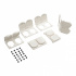 Tripp Lite by Eaton Tapa de Seguridad para Pared, 2 Puertos, Blanco - Imagen adicional 4