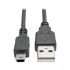 Tripp Lite by Eaton Cable Espiral USB 2.0 A Macho - Mini-USB B Macho, 90cm, Negro - Imagen adicional 1