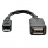 Tripp Lite by Eaton Cable Micro USB B Macho - USB A Hembra, 15.2cm, Negro  2