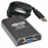 Tripp Lite by Eaton Adaptador USB 2.0 Macho - VGA Hembra, Negro
