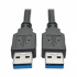 Tripp Lite by Eaton Cable USB A Macho - USB A Macho, 1.8 Metros, Negro  1