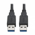 Tripp Lite by Eaton Cable USB Macho - USB Macho, 1.8 Metros, Negro  1