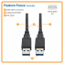 Tripp Lite by Eaton Cable USB-A Macho - USB-A Macho, 1.8 Metros  6