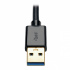 Tripp Lite by Eaton Adaptador VGA (D-Sub) Hembra - USB A Macho, Negro  2