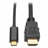 Tripp Lite by Eaton Cable USB C Macho - HDMI 4K Macho, 91cm, Compatible con Thunderbolt 3, Negro  1