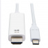Tripp Lite by Eaton Cable USB C Macho - HDMI Macho, 4K 60Hz, 90cm, Blanco  1
