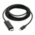 Tripp Lite by Eaton Cable USB C Macho - HDMI Macho, 4K 60Hz, 2.7 Metros, Negro  2