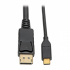 Tripp Lite by Eaton Cable USB C Macho - DisplayPort Macho, Compatible con Thunderbolt 3, 3 Metros, Negro  1