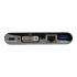 Tripp Lite by Eaton Docking Station USB-C, 1x DVI-I/USB 3.0 A/USB C/RJ-45  4