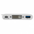 Tripp Lite by Eaton Adaptador USB C Macho - DVI/D Hembra, con Puertos USB A/USB C, Compatible con Thunderbolt 3, Blanco  3
