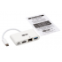 Tripp Lite by Eaton Hub Adaptador USB C Macho - 1x USB A/USB C/HDMI/RJ-45 Hembra, Blanco  3