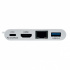 Tripp Lite by Eaton Adaptador USB-C Macho - HDMI Hembra con Hub USB-A, 1x RJ-45, Blanco  3