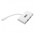 Tripp Lite by Eaton Adaptador Multipuerto USB-C Macho - USB 3.0A/RJ-45/VGA/HDMI Hembra, Blanco - Imagen adicional 3