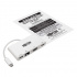 Tripp Lite by Eaton Adaptador Multipuerto USB-C Macho - USB 3.0A/RJ-45/VGA/HDMI Hembra, Blanco - Imagen adicional 6