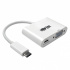 Tripp Lite by Eaton Adaptador USB C Macho - VGA Hembra, con Puerto de Carga USB C, Compatible con Thunderbolt 3  1