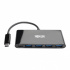 Tripp Lite by Eaton Hub USB 3.1 - 4x USB A 3.0 / 1x USB C 3.1 Hembra, 5000 Mbit/s, Negro  3