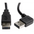 Tripp Lite by Eaton Cable USB A Macho - USB A Macho en Ángulo, 1.83 Metros, Negro  1