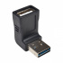 Tripp Lite by Eaton Adaptador Angulado USB Macho - USB Hembra, Negro  1