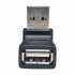 Tripp Lite by Eaton Adaptador Angulado USB Macho - USB Hembra, Negro  2