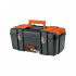 Truper Caja de Herramientas 102435, 2 Compartimentos, Negro/Naranja