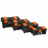 Truper Caja para Herramientas CHA-22NC, 22", Polipropileno, Negro/Naranja