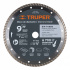 Truper Disco DID-290, 9", Rin Turbo, para Loseta/Piedra/Mármol/Concreto  1