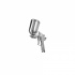 Truper Pistola para Pintar PIPI-422, 2mm, 400ml, Plata - incluye Cepillo de Limpieza/ Espiga para Manguera/ Tuerca/ Llave de Mantenimiento/ Filtro