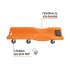 Truper Cama de Plástico 100903, 36", Naranja - Imagen adicional 1