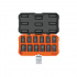 Truper Juego de Dados 100944, 1/2", Fosfatado Negro, 12 Piezas